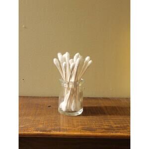 Cottagecore Individual Creamer, Clear Glass Jar, Mini Vase, Country Kitchen